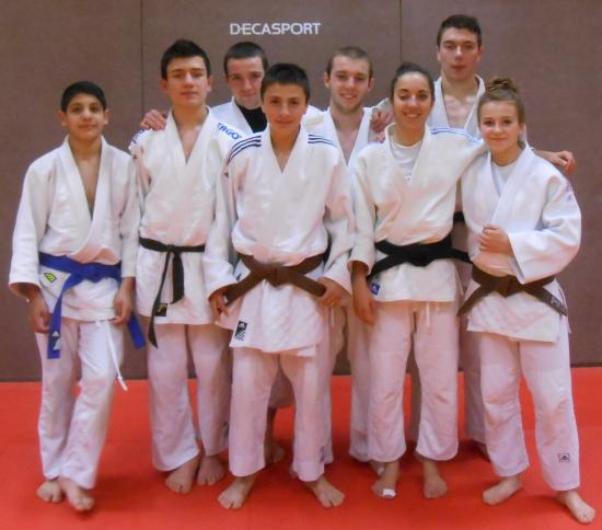 Quelques judokas de l'Alliance Roanne Judo