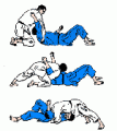 Les principales prises de judo Kuzure-kami-shio-gatame