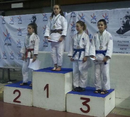 Lilah championne Rhône-Alpes minimes